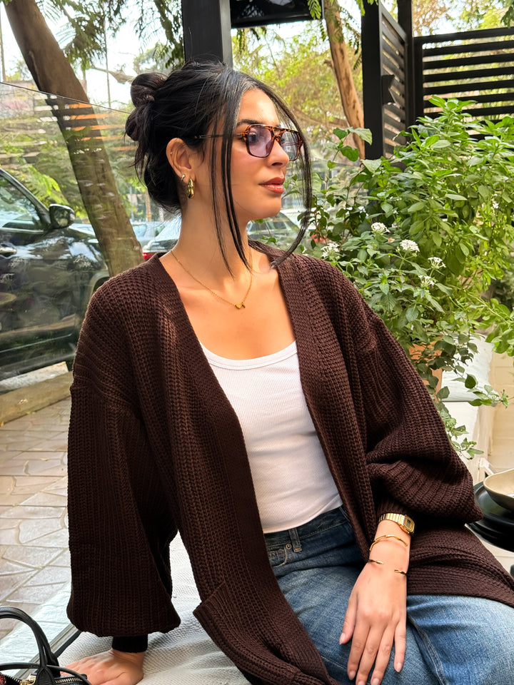 Brown Leila cardigan