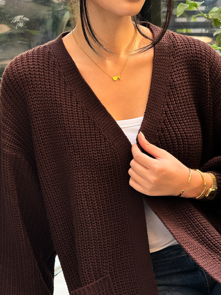 Brown Leila cardigan