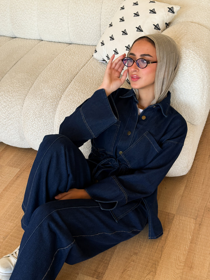 Aura denim set