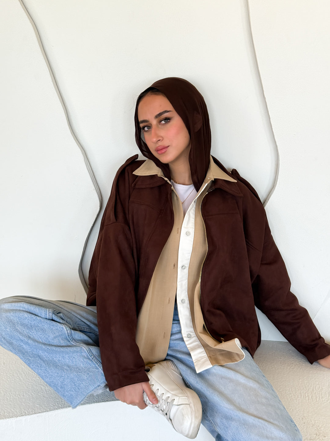 Chocolate brown Ruba jacket