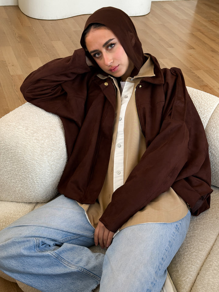 Chocolate brown Ruba jacket