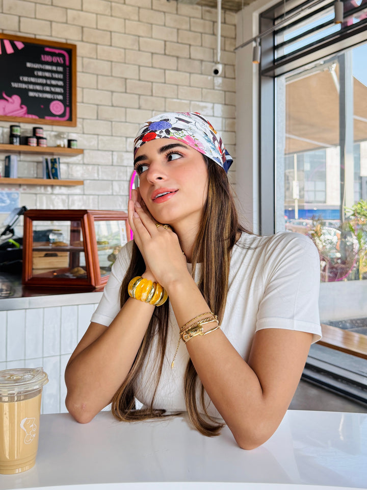 Bloom mini scarf