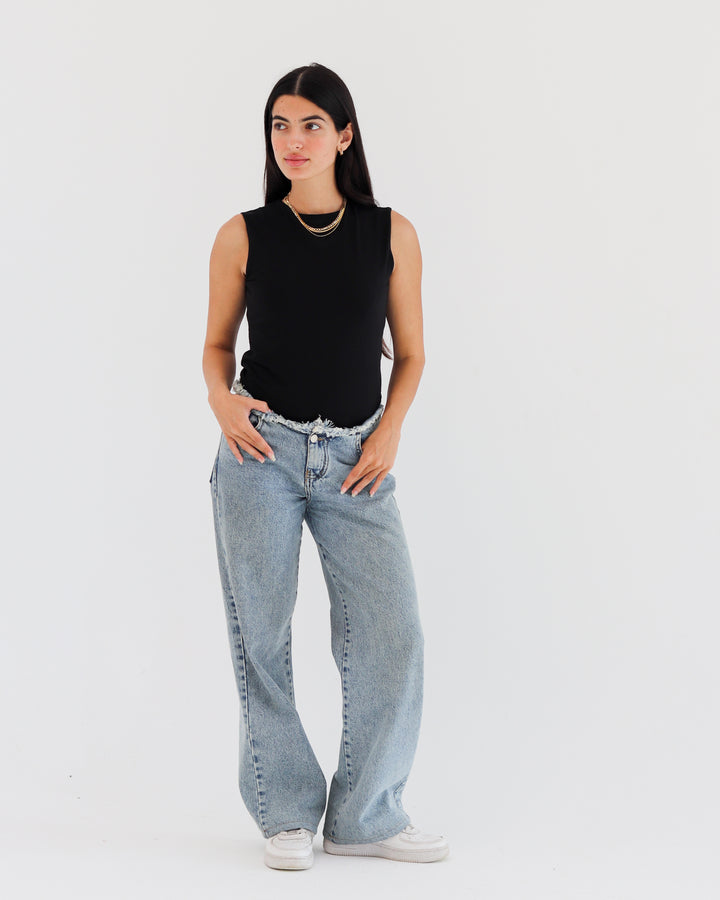 Wide straps basic top