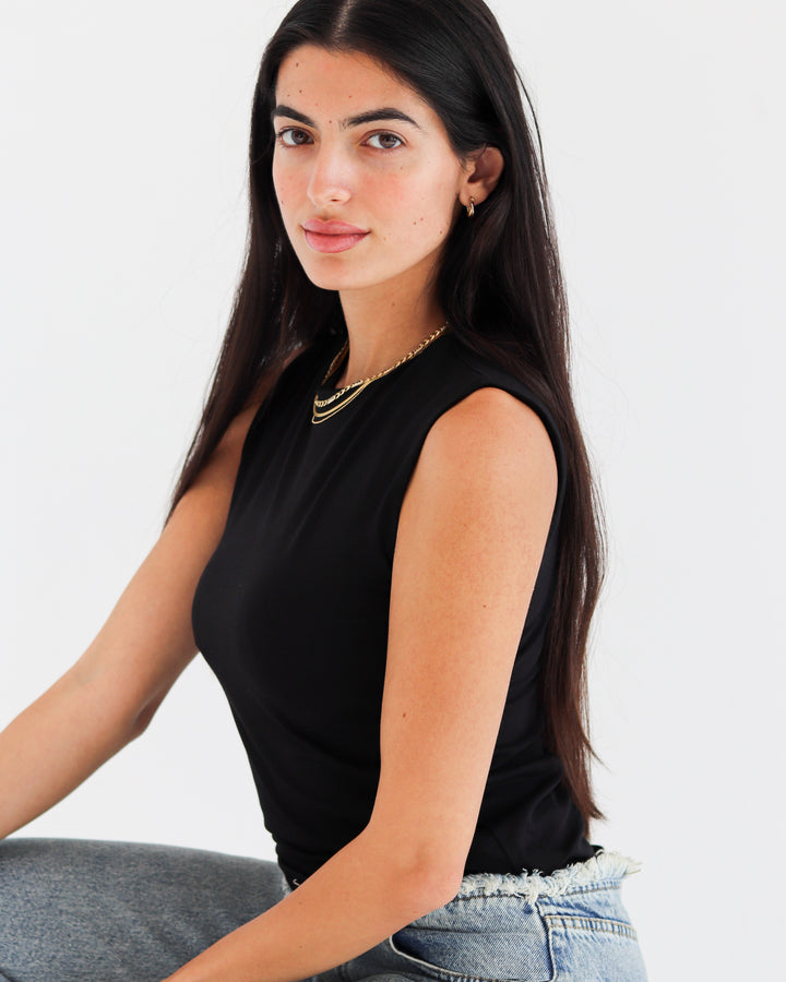 Wide straps basic top