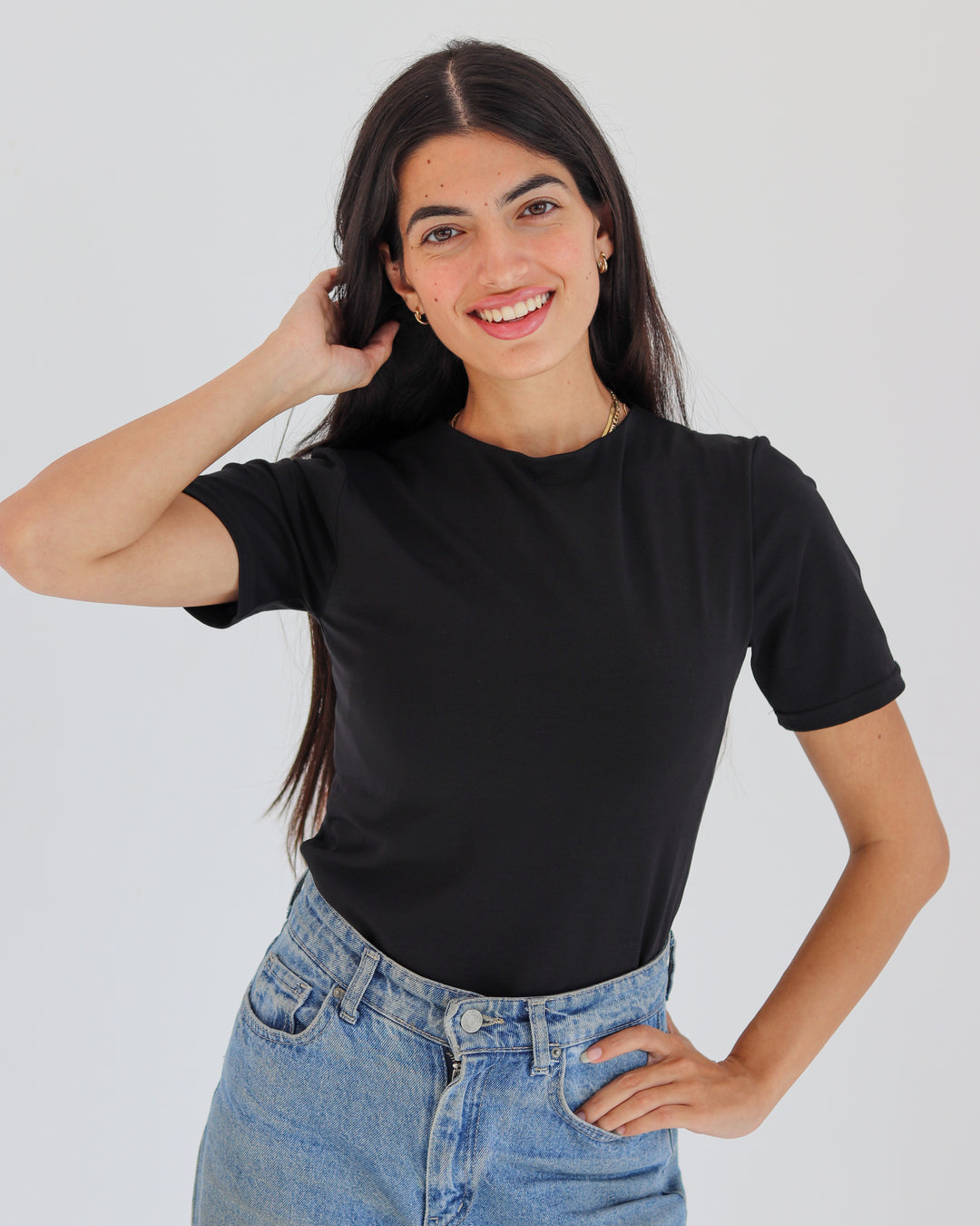 Half sleeves basic tops