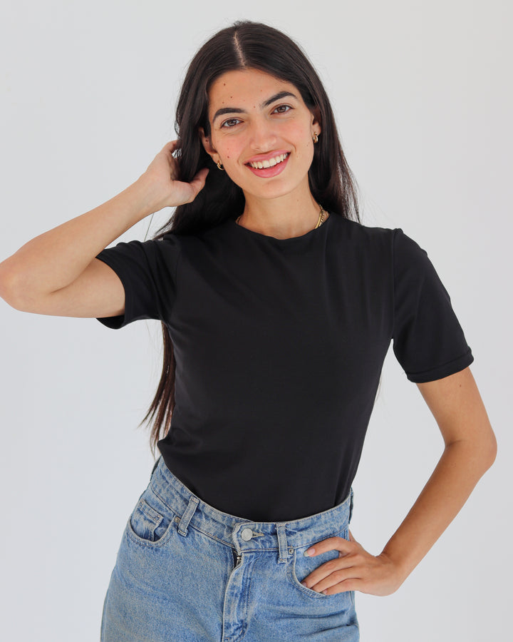 Half sleeves basic tops