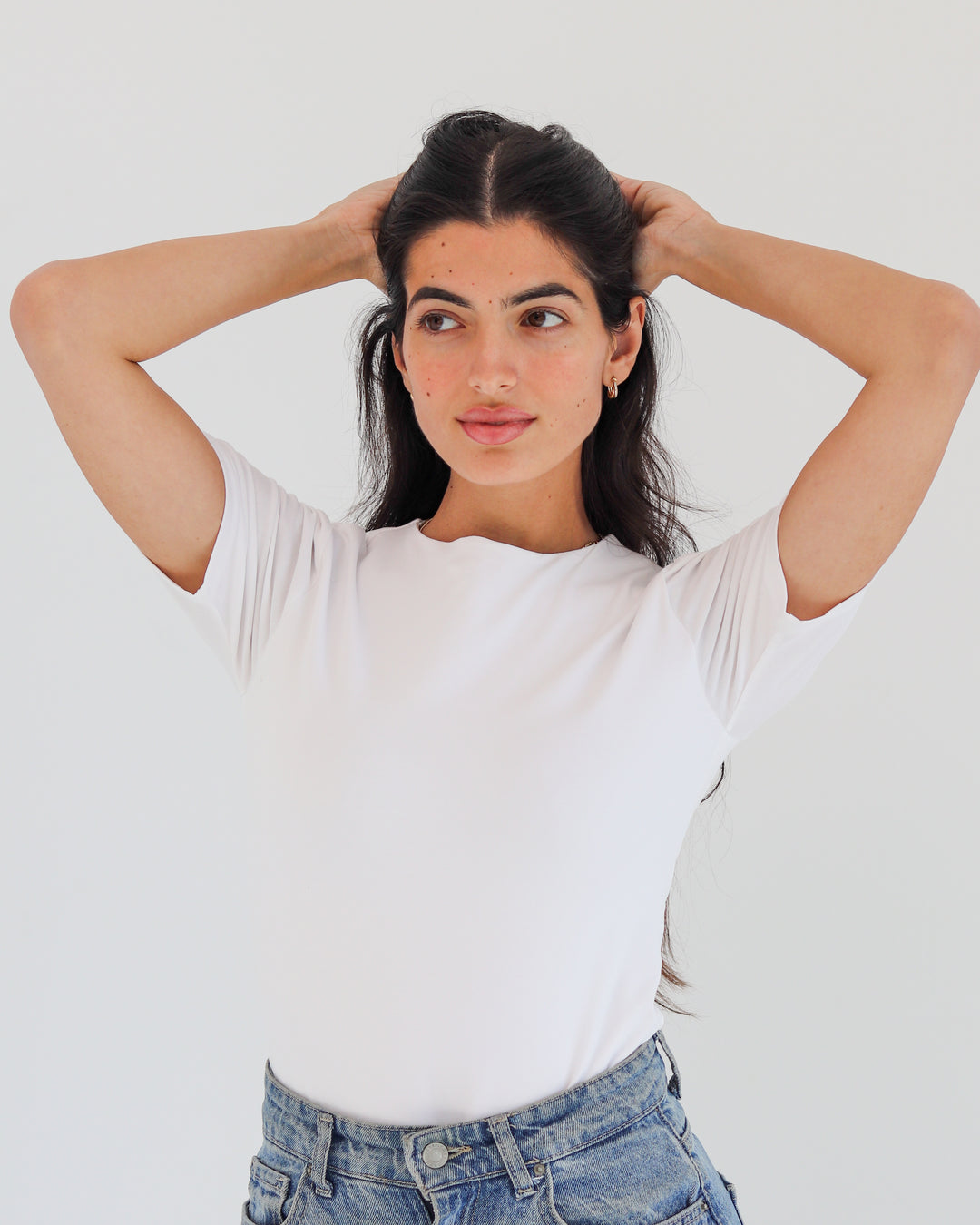 Half sleeves basic tops