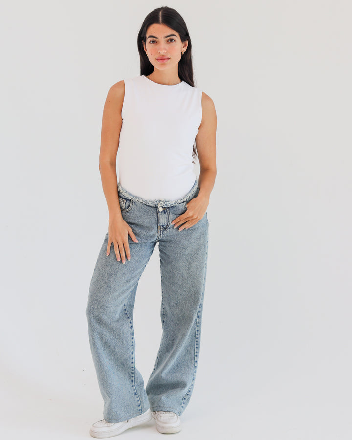 Wide straps basic top