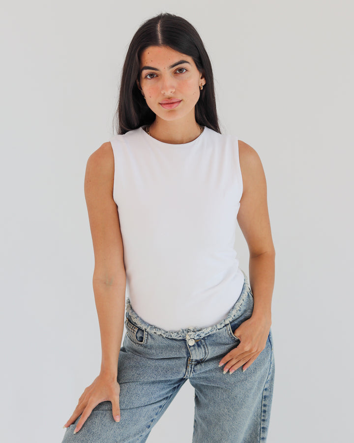 Wide straps basic top