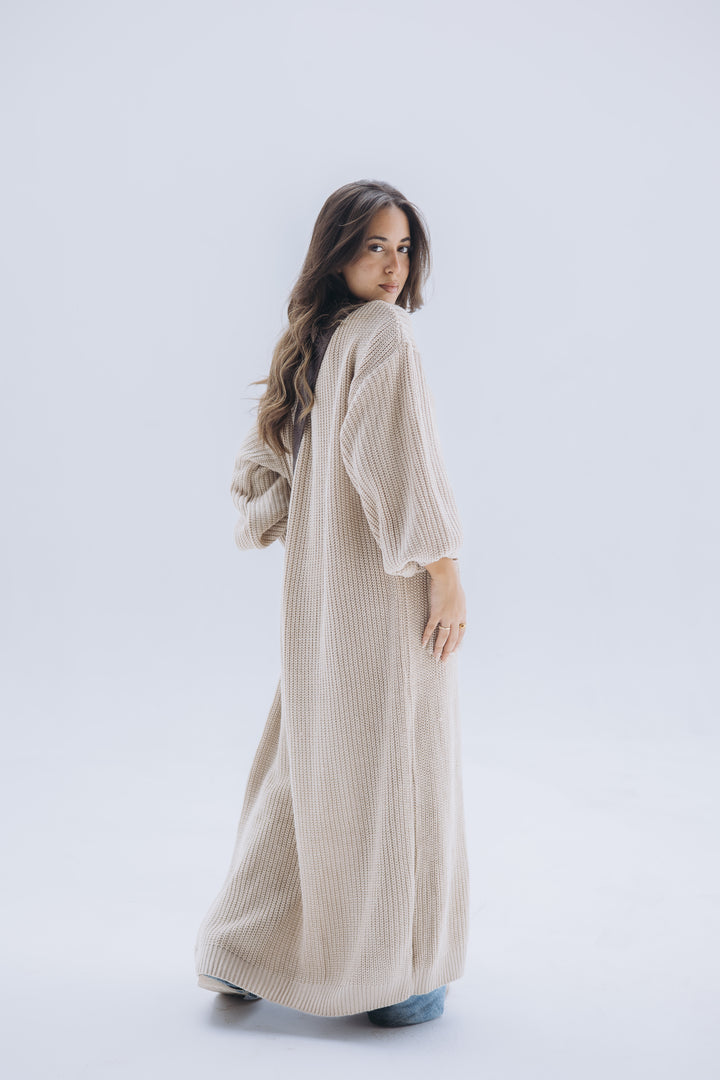 Beige Leila cardigan