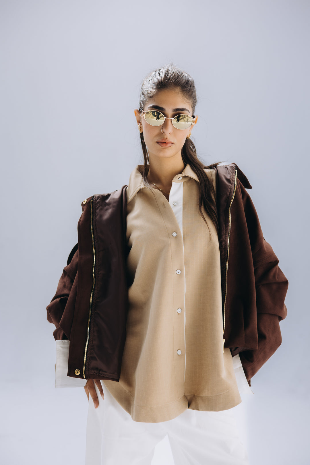 Chocolate brown Ruba jacket