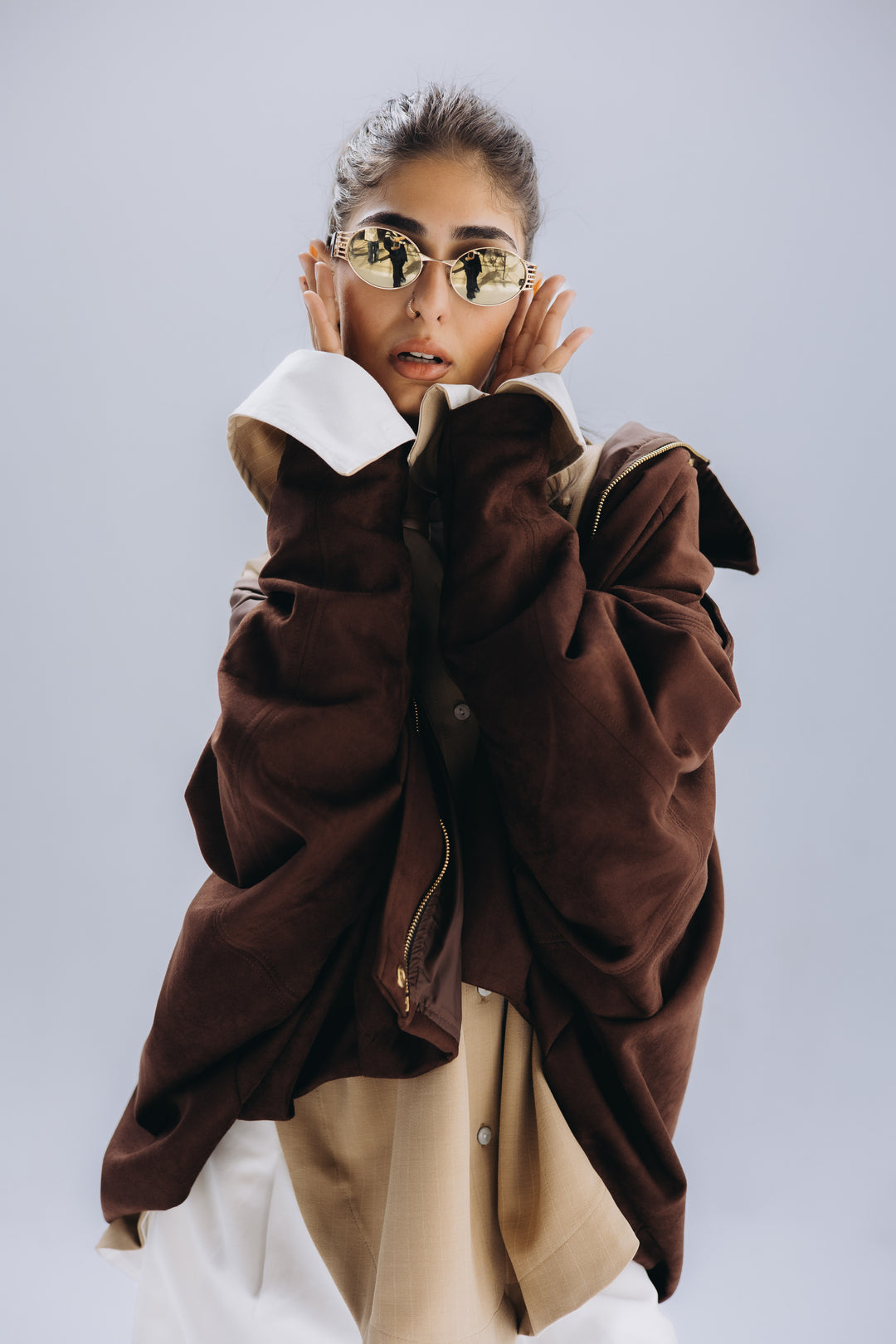 Chocolate brown Ruba jacket