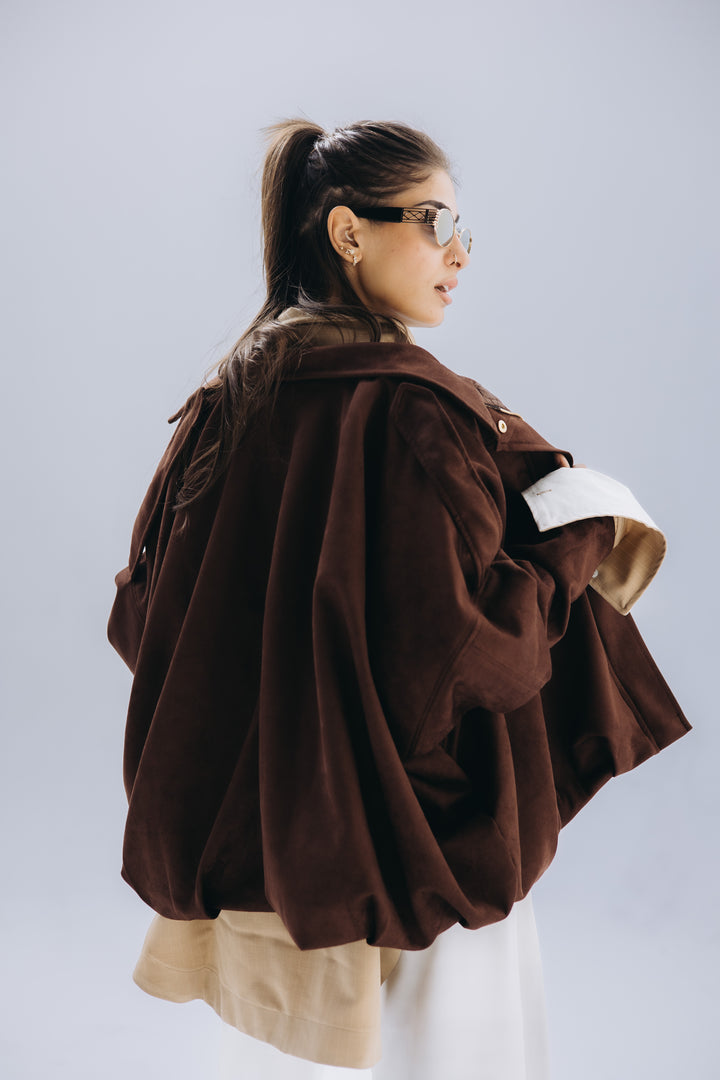 Chocolate brown Ruba jacket