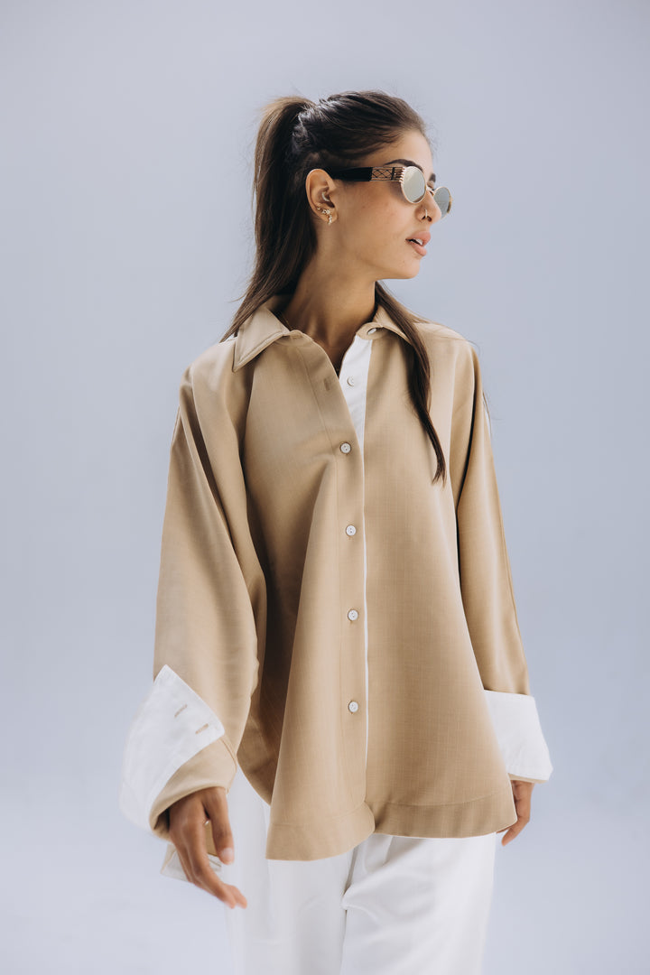 Diva chemise beige