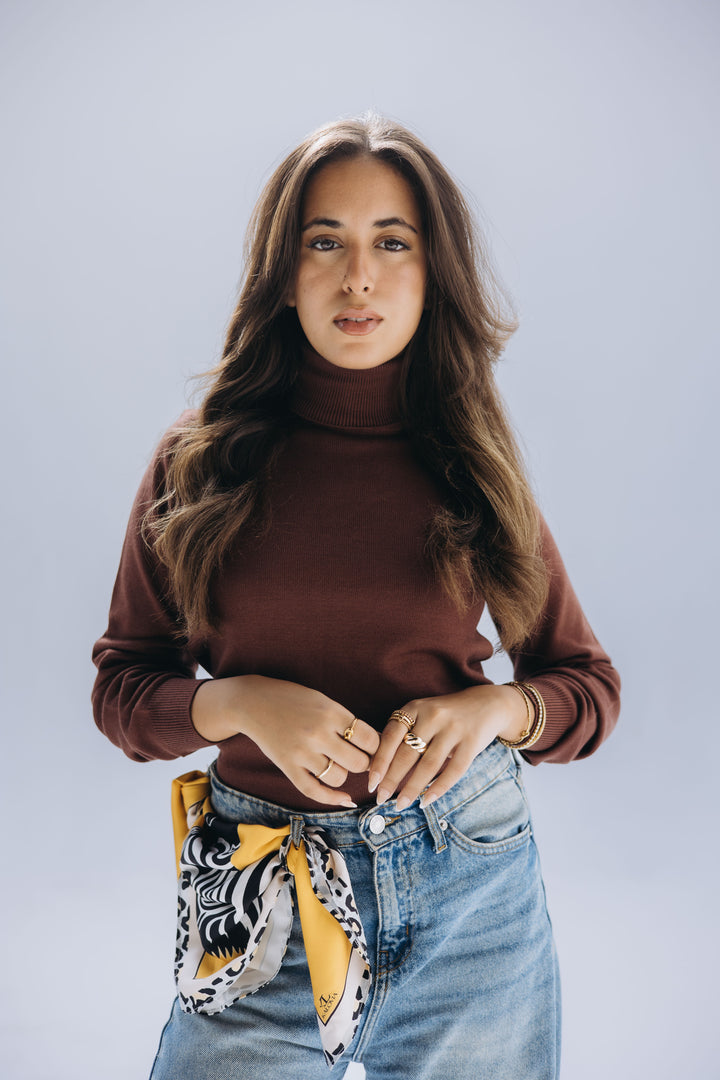 Brown Tala Turtleneck
