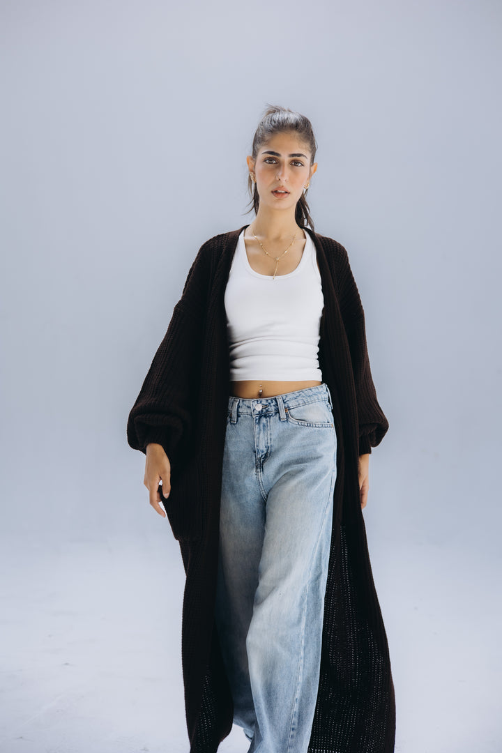 Brown Leila cardigan