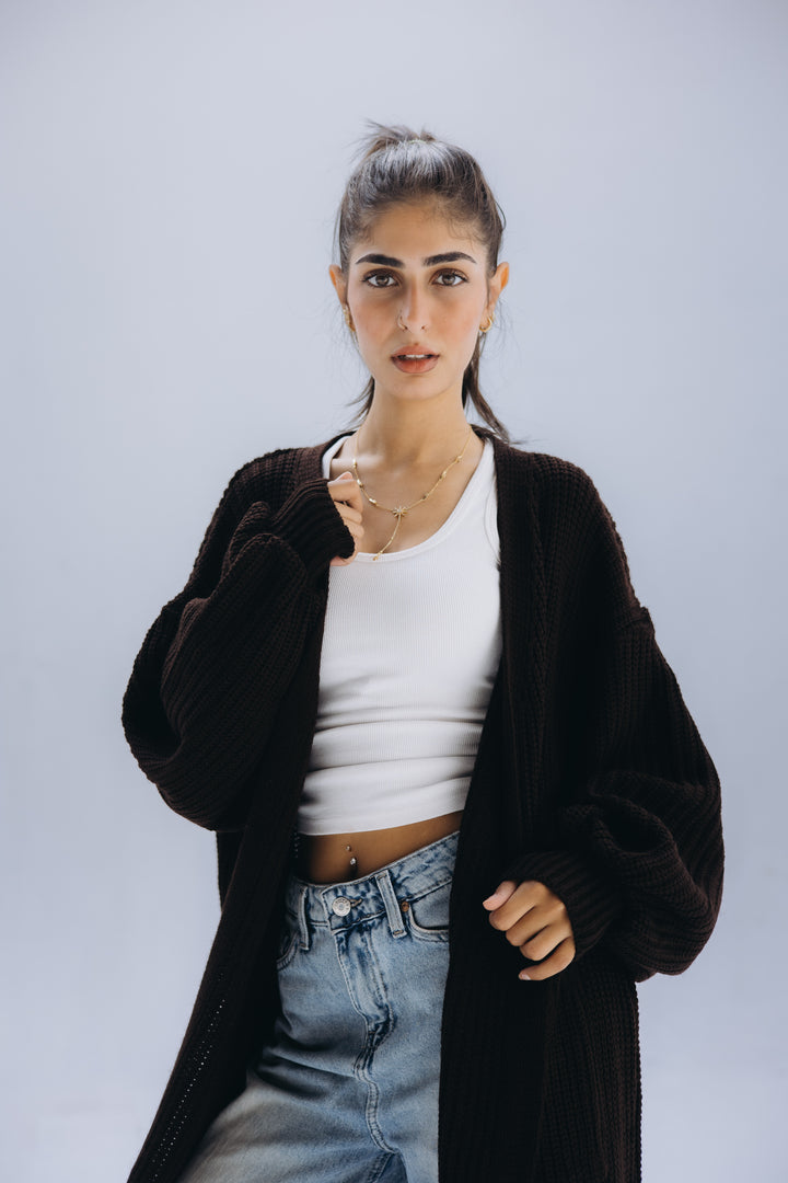 Brown Leila cardigan