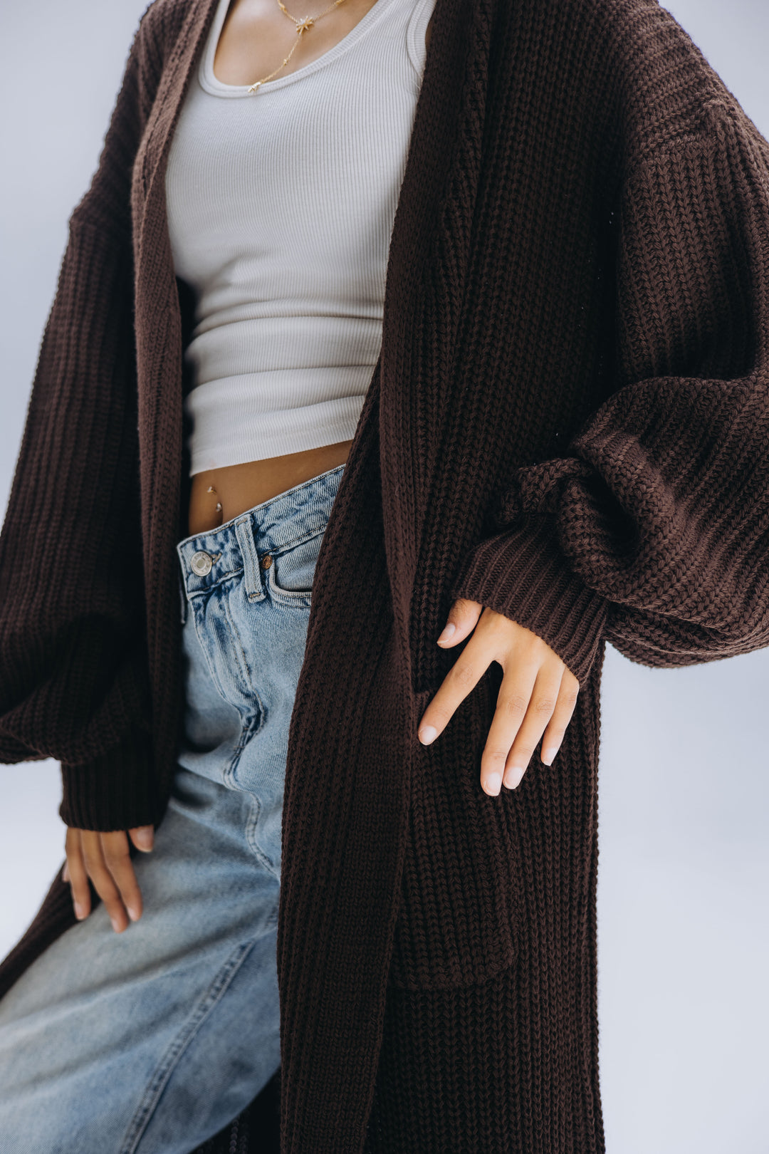 Brown Leila cardigan