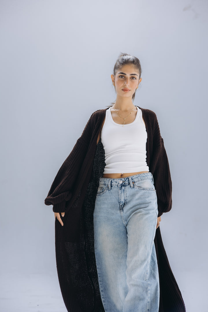 Brown Leila cardigan