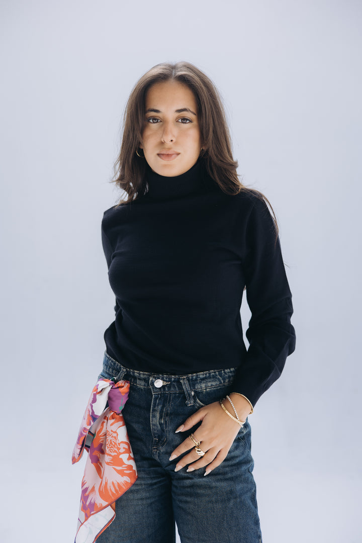 Black Tala Turtleneck