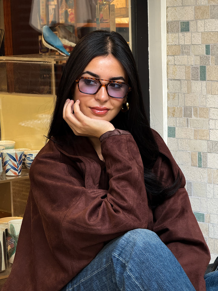 Chocolate brown Ruba jacket